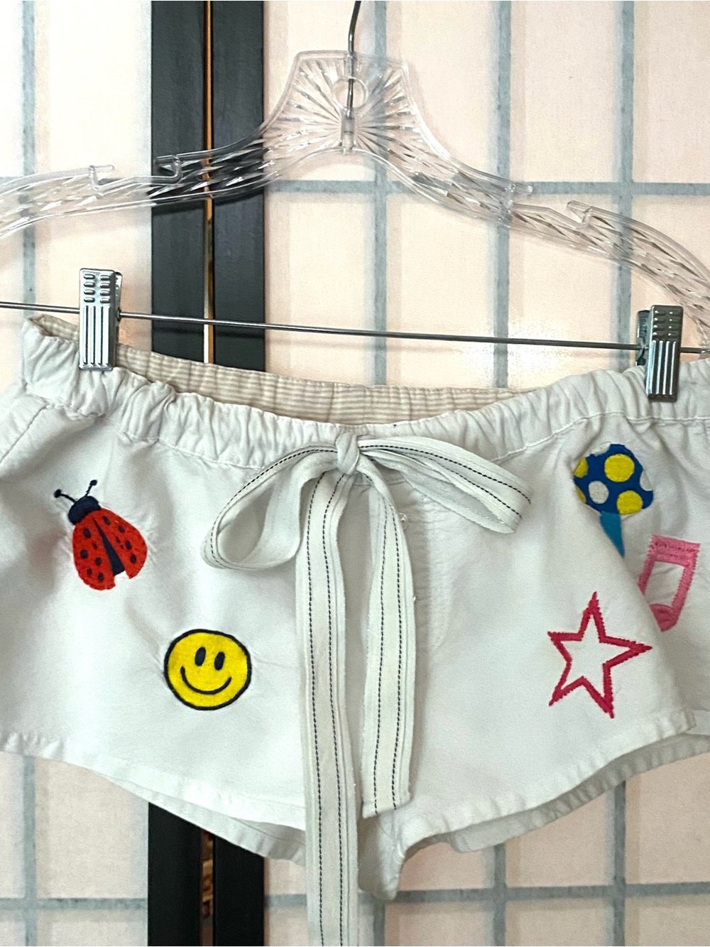 Victoria’s Secret PINK Jr S VTG09 (17 Year Annivers) Embroid Bootie Sleep Shorts